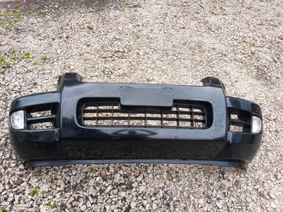 Бампер перед kia sportage ii 04-10 чёрный фото №1