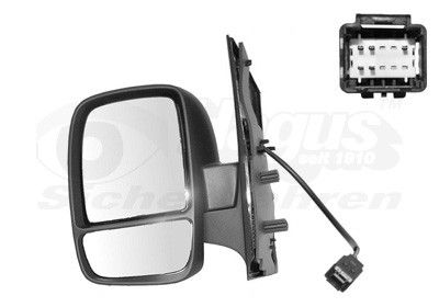 MIRROR EXTERIOR CITROEN JUMPY, FIAT SCUDO, PEUGEOT EXPERT 01.07-> LE  