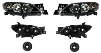 Фара лампа mazda 3 bk 03-09 sdn l+p tyc фото №1