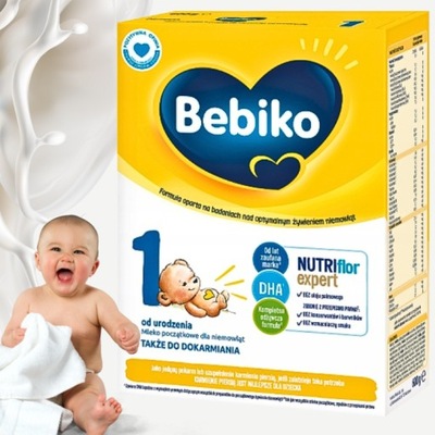 Mleko Bebiko 1 Nutriflor od urodzenia 600 g