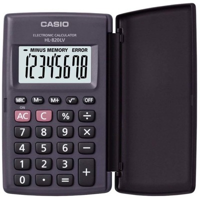 Kalkulator kieszonkowy Casio HL-820LV-S BK
