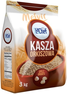 Kasza orkiszowa 3 kg Melvit La Chef