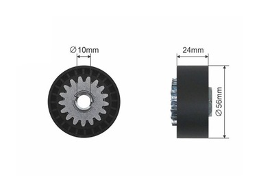 RNK-RE-010 NTY ROLLO TENSOR CORREA WIELOROWKOWEGO NTY  