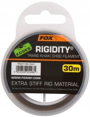 Żyłka przyponowa Fox Edges Rigidity Chod Filament 0,57mm/30m