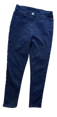 Spodnie dziecięce jeansy ze srebrną nitką MATALAN r. 140 cm