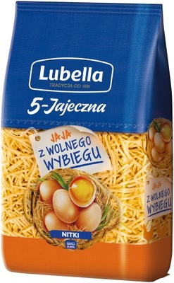 Makaron jajeczny nitki Lubella Jajeczna 5 jaj 400g