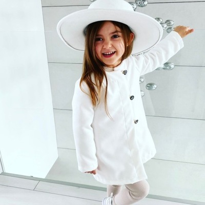 Biała Kurtka Płaszcz