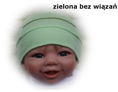 CZAPECZKA czapka NIEMOWLĘCA 62 bawełniana wyprawka