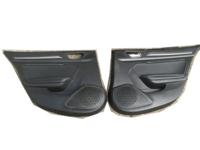 Обшивка оббивка двері правий лівий задня renault megane iv підсвічуваний фото №1