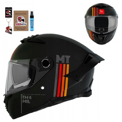 CASCO MT THUNDER 4 SV MIL MATT PARA MOTOCICLETA TAPAOBJETIVO ANTISOLAR REGALO  