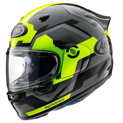 ШЛЕМ ARAI QUANTIC FACE FLUOR YELLOW + PINLOCK 03