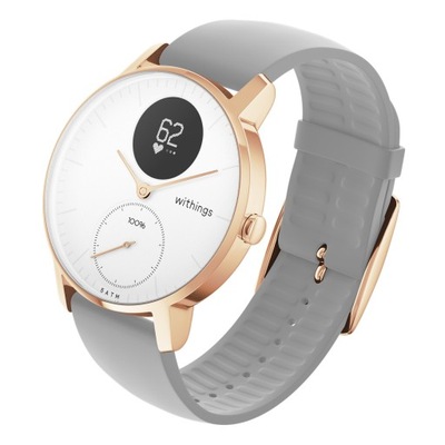 Smartwatch Withings Steel HR szaro-złoty 36 mm