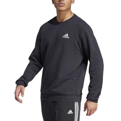 Adidas bluza męska Essentials Fleece czarna r.M