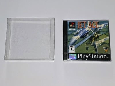 JET ACE NOWA ZAFOLIOWANA !!! + BOX PROTEKTOR PSX PS1