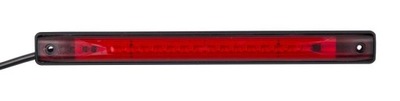 Лампа стоп-сигнал led 12/24v czerwona длинная фото №1