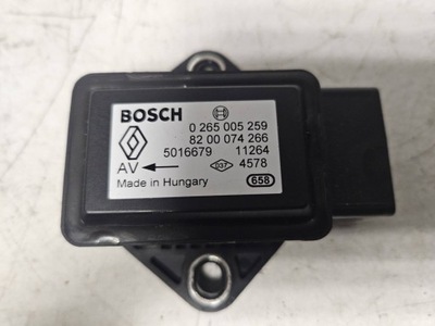 Датчик ускорения esp renault 0265005259 фото №1