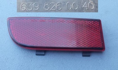 REFLECTOR DE PARAGOLPES L MERCEDES VITO W639 6398260040  