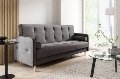 Wersalka Sofa SANTANA wałki salon skandynawska