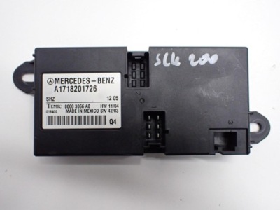 Модуль блок управления комфорта a1718201726 mercedes slk ii r171 05r фото №1