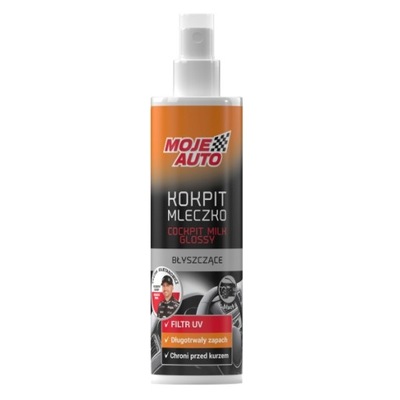 МОЕ AUTO KOKPIT BŁYSZCZĄCY MLECZKO BLACK 300ML / МОЕ AUTO