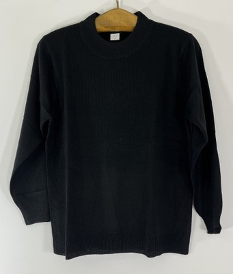 Sweter czarny półgolf cienki R 40/42 na niskich