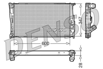 РАДІАТОР ВОДИ DENSO DRM05111