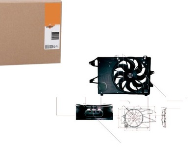 Nrf47004 вентилятор радіатора ford mondeo 00-07 -a фото №1