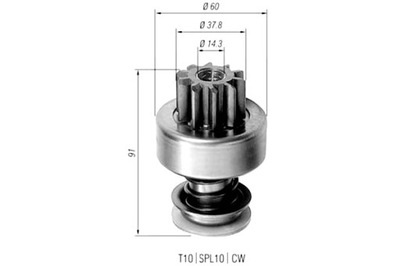 MAGNETI MARELLI ARRANCADOR DRIVE DAF FORD VOLVO AMB0153  