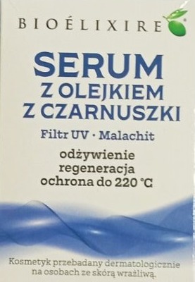 Bioelixire serum z olejkiem z czarnuszki - Black Seed oil