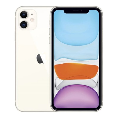 Telefon Apple iPhone 11 4/128GB Biały Nowy