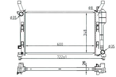 NRF RADIATOR MERCEDES A-CLASS W169 B-KLASA W245 0 - milautoparts-fr.ukrlive.com