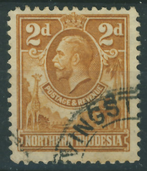 Northern Rhodesia 2 d. - King Georg V