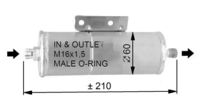 Осушувач кондиціонера 33333 nrf mazda mx-5 ii фото №1