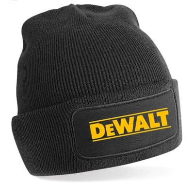 DeWalt, czapka zimowa, ciepła, czarna