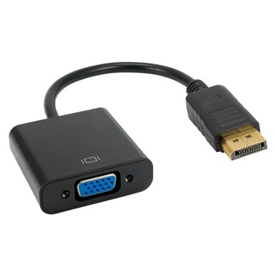 Konwerter VGA - DisplayPort Akyga AK-AD-36 Adapter do monitora 15cm F/M