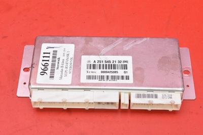 Блок керування підвіска airmatic a2515452132 mercedes r-klasa w251 v251 05-10 фото №1