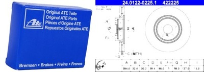 DISKU HAMULC. ALFA ROMEO GTV 95-05 (284X22MM) ALF 