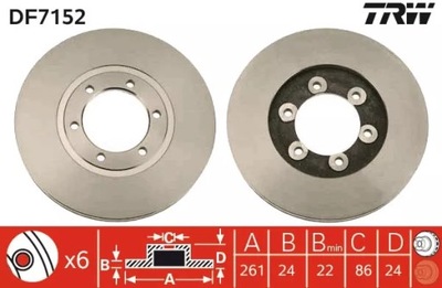 DISKU HAM. KIA P. K2500/K2700 99- 