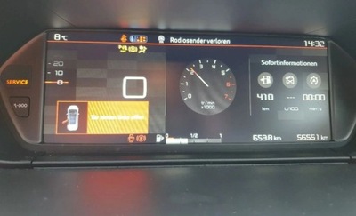 Citroen c4 spacetourer 2018 счетчик / спидометр фото №1