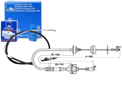 ATE ТРОС ТРОС ЗЧЕПЛЕННЯ 2150V7 422740B 112148 FK