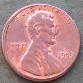 USA 1 cent 1989