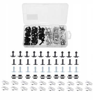 Vw skoda seat audi набір кліпси захист двигуна фото №1