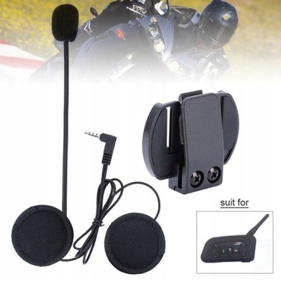 V6 BT MOTOCIKLAS HELMET INTERCOM HEADSET 