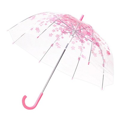 Wiatroodporny parasol w kształcie kwiatu wiśni