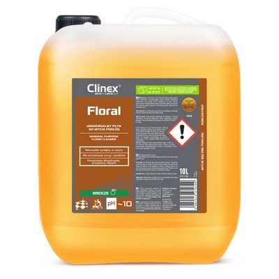 CLINEX FLORAL BREEZE 10L PŁYN DO MYCIA PODŁÓG