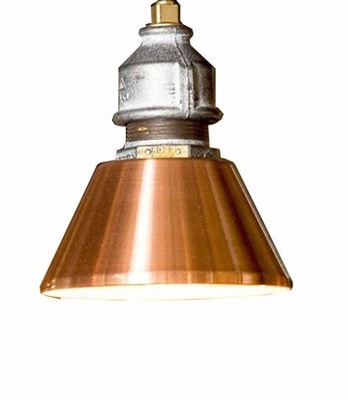 Lampa wisząca stożek Vintage Brąz