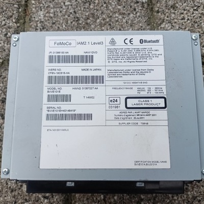 Радио радиопроигрыватель volvo v40 ii s60 v60 v70 31396100aa hwn 31357227 фото №1