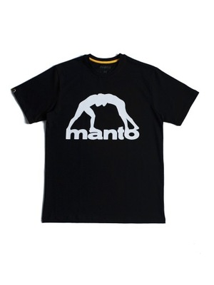 manto KOSZULKA T-SHIRT vibe czarny M