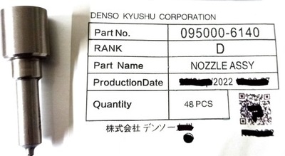 PURKŠTUVAS 095000-6140 6261-11-3200 DENSO KOMATSU 