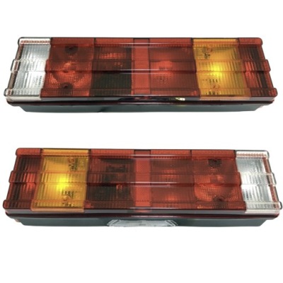 2x лампа задня ліва + права - mercedes контейнер / atego / vario - 7 відсіків фото №1